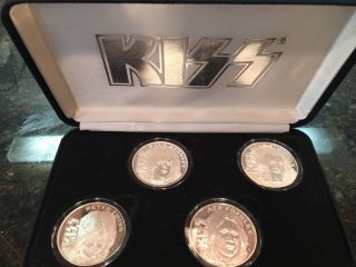 Kiss 1996 - 1997 World Wide Tour.  999 Fine Silver Coins