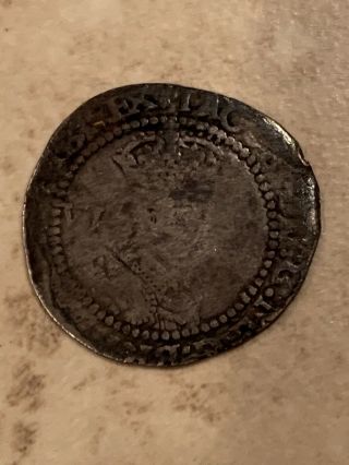 1623 King James I Silver English Sixpence