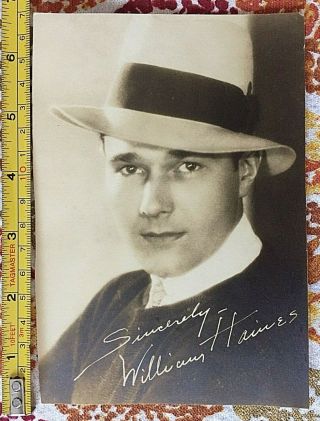 Vintage Movie Actor William Haines Signed Photo