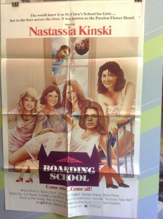 Kinski,  Nastassia " Boarding School " 1983 Movie Poster