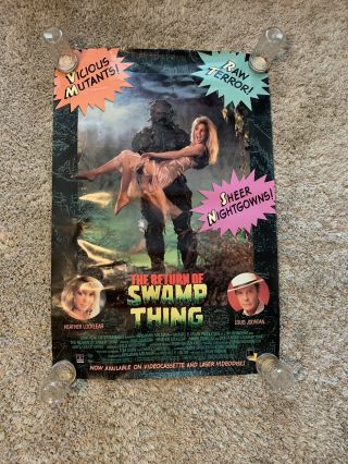 The Return Of Swamp Thing Video Store Movie Poster Heather Locklear
