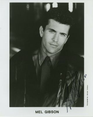 Mel Gibson - Actor,  Filmmaker - Signed 8x10 Photograph