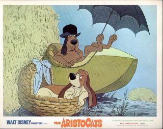 Walt Disney The Aristocats Reissue 11x14 " Lobby Card M3668