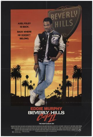 Beverly Hills Cop Ii 1987 27x40 Orig Movie Poster Fff - 68950 Rolled Eddie Murphy
