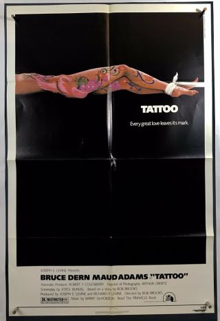 Tattoo Movie Poster (veryfine) One Sheet 1981 Bondage Sexploitation 1694