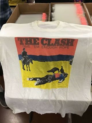 The Clash,  Give ‘em Enough Rope,  Vintage Concert T - Shirt,  Punk Rock,  Rare