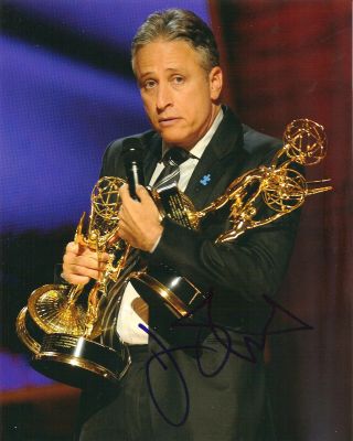Jon Stewart Signed 8x10 Photo Proof Autographed The Daily Show Emmy