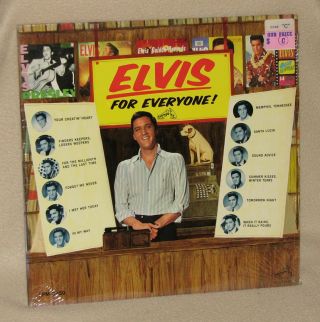 Elvis Presley For Everyone Record Album Rca Lpm - 3450 W Sleeve