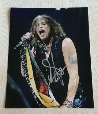 Aerosmith Rock Legend Steven Tyler Signed Autographed 8x10 Photo