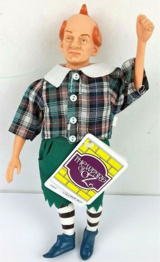 Wizard Of Oz Lollipop Boy Figure P3810 Munchkin Doll 1989 Presents Guild 10 "