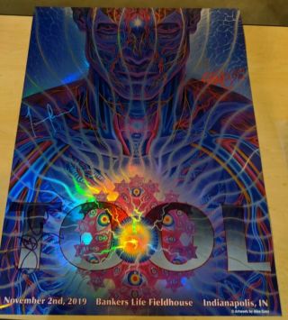 TOOL SIGNED Poster - Indianapolis 11/02/19 - Limited /800 - ALEX GREY 2