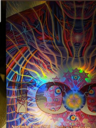 TOOL SIGNED Poster - Indianapolis 11/02/19 - Limited /800 - ALEX GREY 3