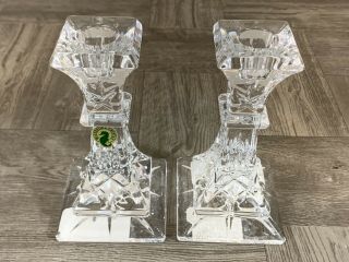Waterford Crystal Lismore 6 " Candle Holder Candlesticks No Box Nwt