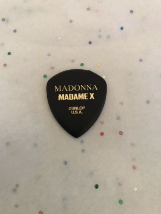 Madonna 2019 Madam X Tour Rare Hard To Get Collectable Guitar Pick
