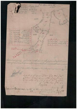 1944 Thai Occupation Malaya Kedah complete 3 pages land document with syburi 10c 3