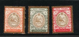 1persia High Values Lot Mh Og