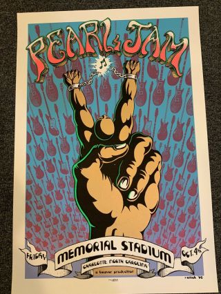 1996 Pearl Jam Poster - Emek