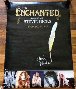Stevie Nicks Enchanted Rare Double Sided Promo Poster 1998