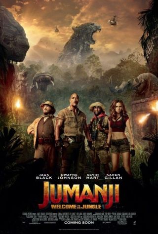 Jumanji: Welcome To The Jungle Intl A Movie Poster Double Sided 27x40