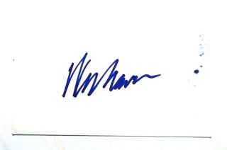 Wes Craven Signed Autograph 3x5 Off White Index Card " Scream "