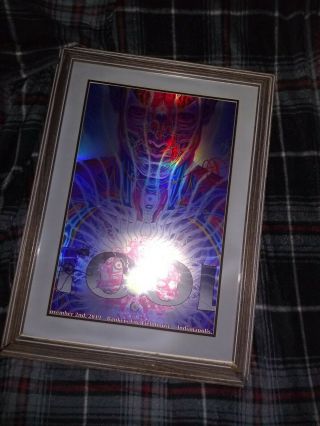 Tool Band Autographed By All Poster Alex Grey Indianapolis Nov 2,  2019.  134