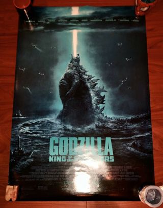 Godzilla King Of The Monsters Theatrical Movie Poster Ds 27” X 40”
