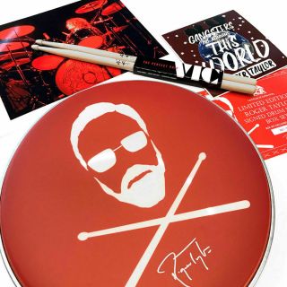 Roger Taylor Signed Drum Head Box Set 150 Copies Worldwide