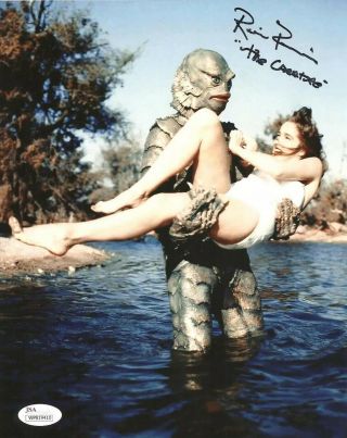 Ricou Browning Signed 8x10 Photo Creature From The Black Lagoon Jsa