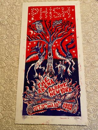 Phish Albany 1999 Poster Pollock -