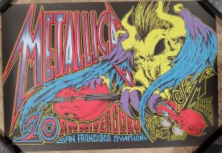 Metallica S&M2 Night One and Squindo Fillmore Concert Poster (2 S&M2 Posters) 2
