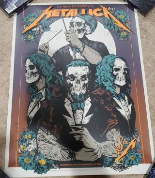 Metallica S&M2 Night One and Squindo Fillmore Concert Poster (2 S&M2 Posters) 3
