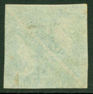 SG 6a Cape of good hope 1855 - 63.  4d blue pair.  Very fine,  almost full. 2