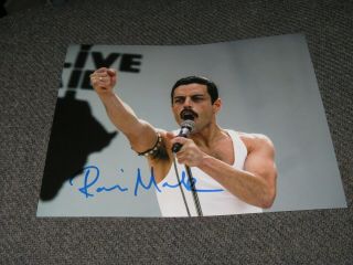 Rami Malek Signed 8x10 Photo Bohemian Rhapsody Movie 2
