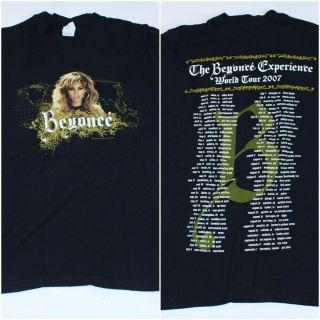 Black Small T Shirt Beyonce Experience 2007 World Concert Tour