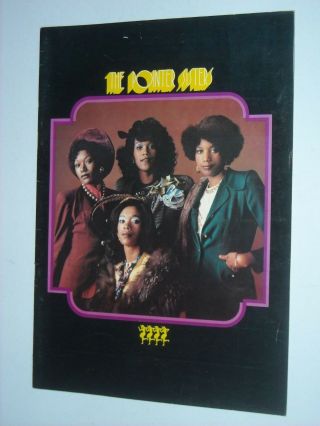 The Pointer Sisters Japanese Tour Program 1974 R&b Soul