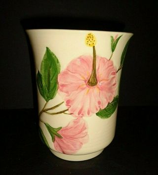 Vintage Gladding Mcbean Catalina Pottery Vase Hand Painted Polynesian Line