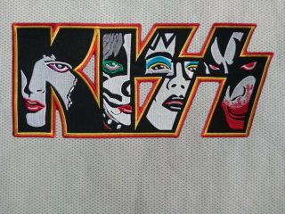 Large Size KISS Rock Music Band Embroidered Patches Iron or Sew on Coat/Jacket 2