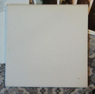 Beatles ULTRA LOW NUMBERED 1968 U.  S.  ' WHITE ALBUM ' COVER 