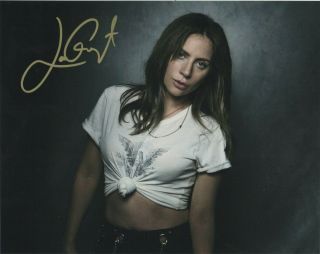 Lady Gaga Star Is Born Signed Autographed 8x10 Photo M092