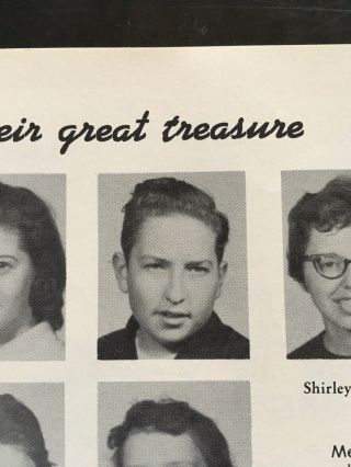 Bob Dylan 10th Grade Hibbing Minnesota High School Yearbook 1957 Zimmerman