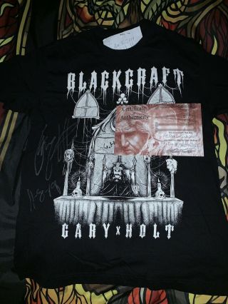 Stage Worn Gh Black Craft Cult Shirt From Springfield Mass,  The Final Campaign