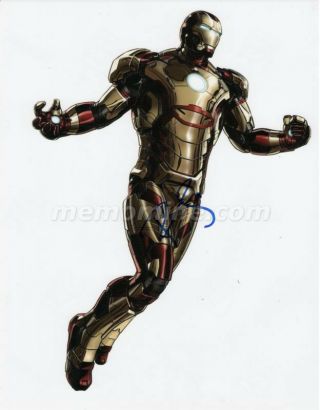 Robert Downey Jr.  Iron Man Autograph W/
