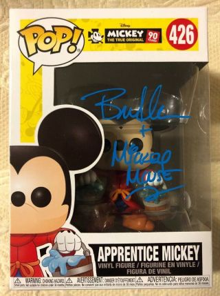 Bret Iwan Signed Autographed Apprentice Mickey Mouse Funko Pop Disney Jsa