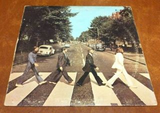 Vintage The Beatles Abbey Road Album Emi 78 Album Vinyl Picture Sleeve