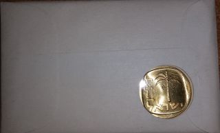 1974 Israel Coin Club of Los Angeles Stamp & Coin FDC 2