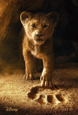Lion King 27x40 Theater Double Sided Movie Poster 2019