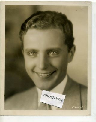 Phillip Holmes In " Grumpy " 1930 Vintage Candid Studio Publicity Photo