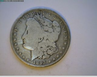 1893 Morgan Silver Dollar - Key Date Take A Look