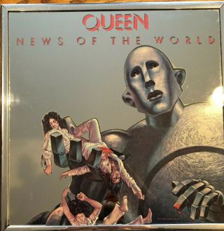 Barry Imhoff Queen News Of The World Mirror Cover Vintage Rock Collectable