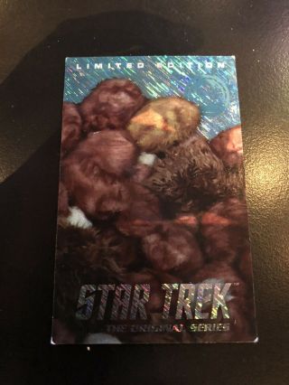 Dave And Buster’s Star Trek Limited Edition Tribbles Hologram Foil Card